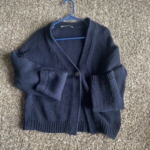 Abercrombie & Fitch Navy Knit Sweater